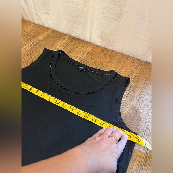 ❣️🖤 JAEGER – Black Sleeveless Top – Size M - Picture 9 of 11